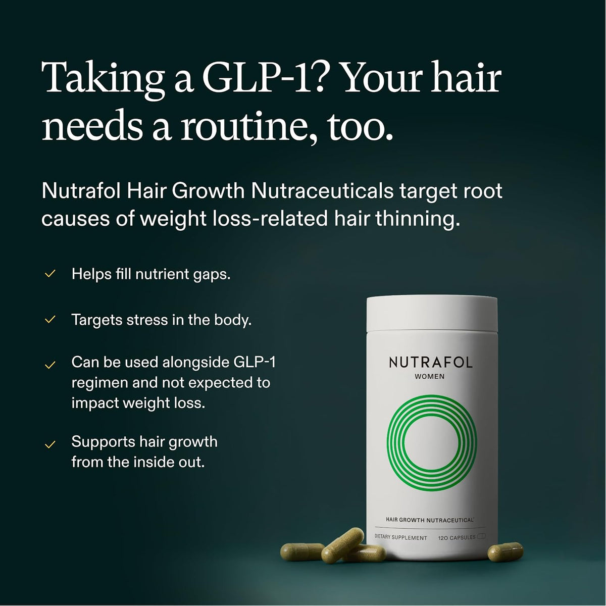Nutrafol Women’s Balance Hair Growth Supplement